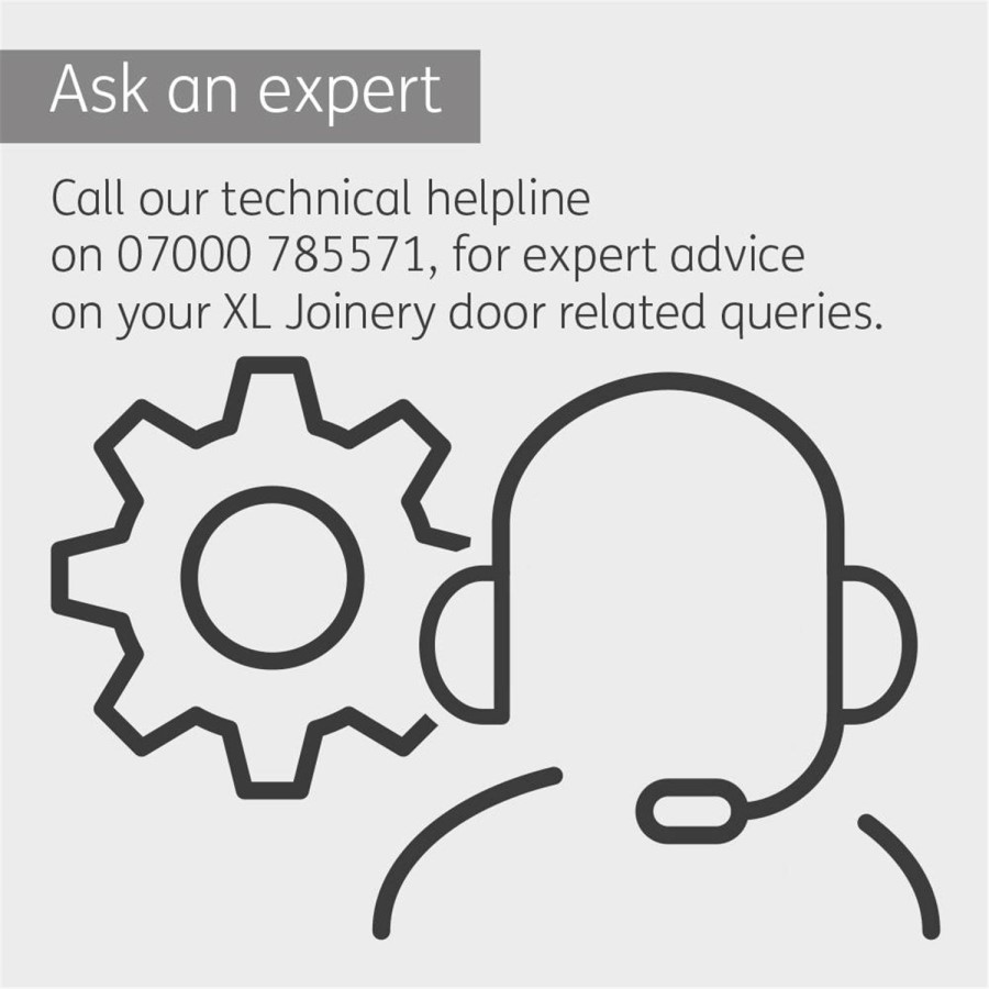 Internal Oak Glazed 4-Panel Shaker Door with Clear Glass - Unfinished - 1981 x 306 x 35mm - 4 Light - XL Joinery