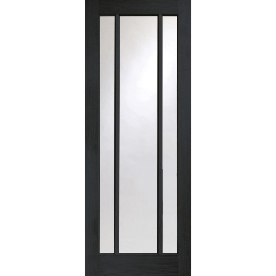 Worcester Internal Oak Fire Door with Clear Glass - 1981 x 762 x 44 mm, Unfinished