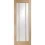 Worcester Internal Oak Fire Door with Clear Glass - 1981 x 838 x 44 mm, Unfinished