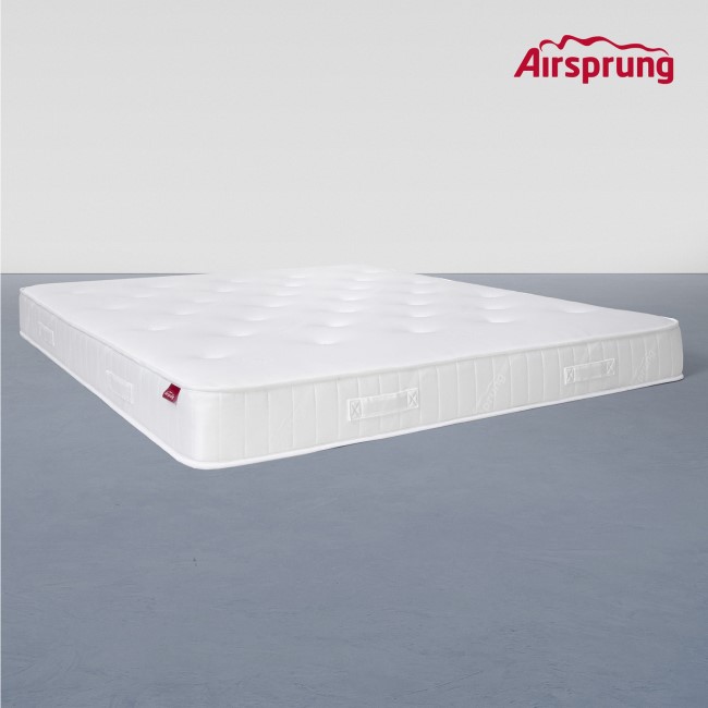 King Size Rolled Extra Firm Open Coil Spring Mattress - Airsprung