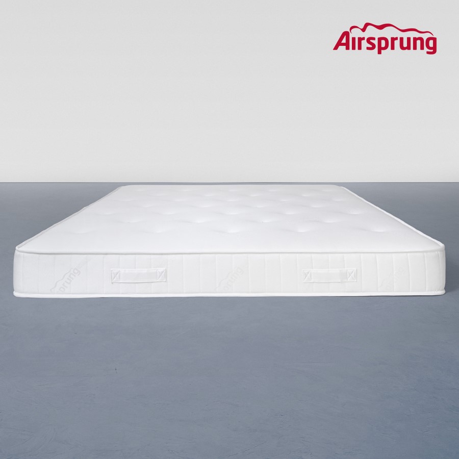 Super King Rolled Extra Firm Open Coil Spring Mattress - Airsprung