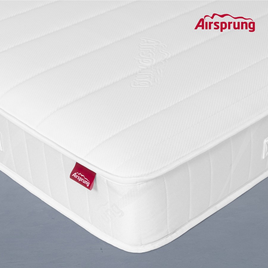 King Size 1000 Pocket Sprung Rolled Recycled Fibre Mattress - Airsprung