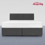 Airsprung Super King 4 Drawer Divan Bed with Hybrid Mattress - Charcoal