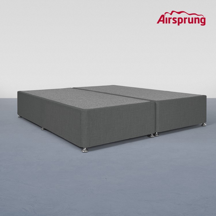 Airsprung Kelston Super King Divan - Charcoal