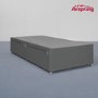 Airsprung Kelston Single 2 Drawer Divan Bed Base - Charcoal