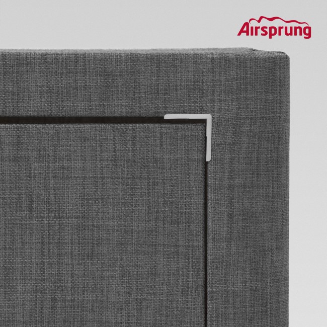 Airsprung Kelston Single 2 Drawer Divan Bed Base - Charcoal