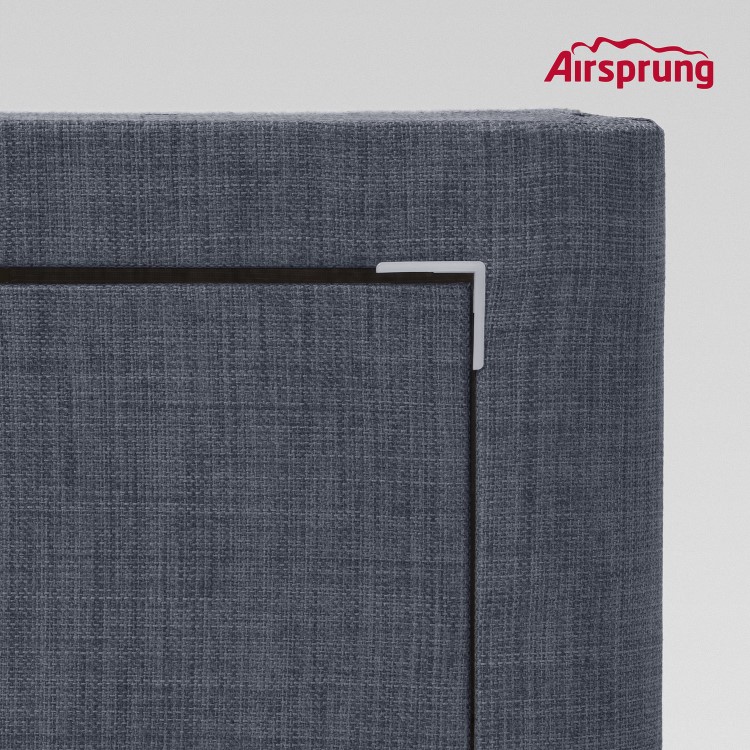 Airsprung Kelston Single 2 Drawer Divan Bed Base - Midnight Blue