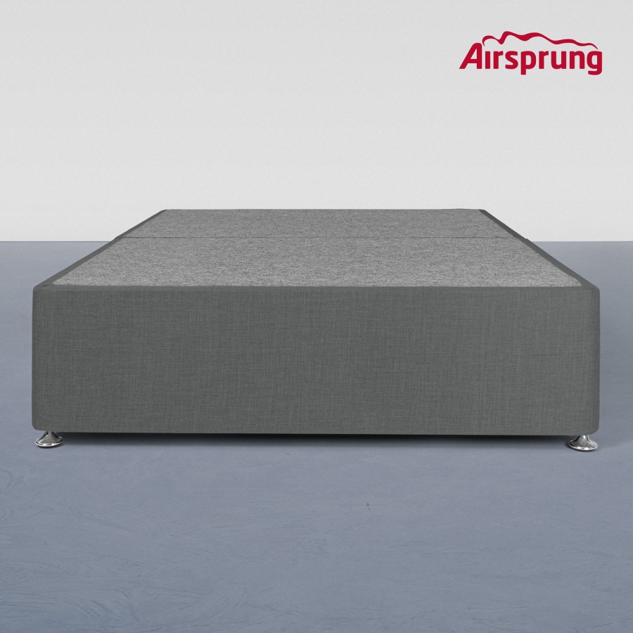 Airsprung Kelston Small Double 2 Drawer Divan Bed Base - Charcoal