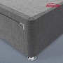 Airsprung Kelston Double 2 Drawer Divan Bed Base - Charcoal