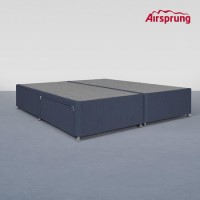 Airsprung Kelston Super King 2 Drawer Divan Bed Base - Midnight Blue Airsprung Kelston Super King 2 Drawer Divan Bed Base - Midnight Blue