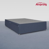 Airsprung Kelston Double 4 Drawer Divan Bed Base - Midnight Blue