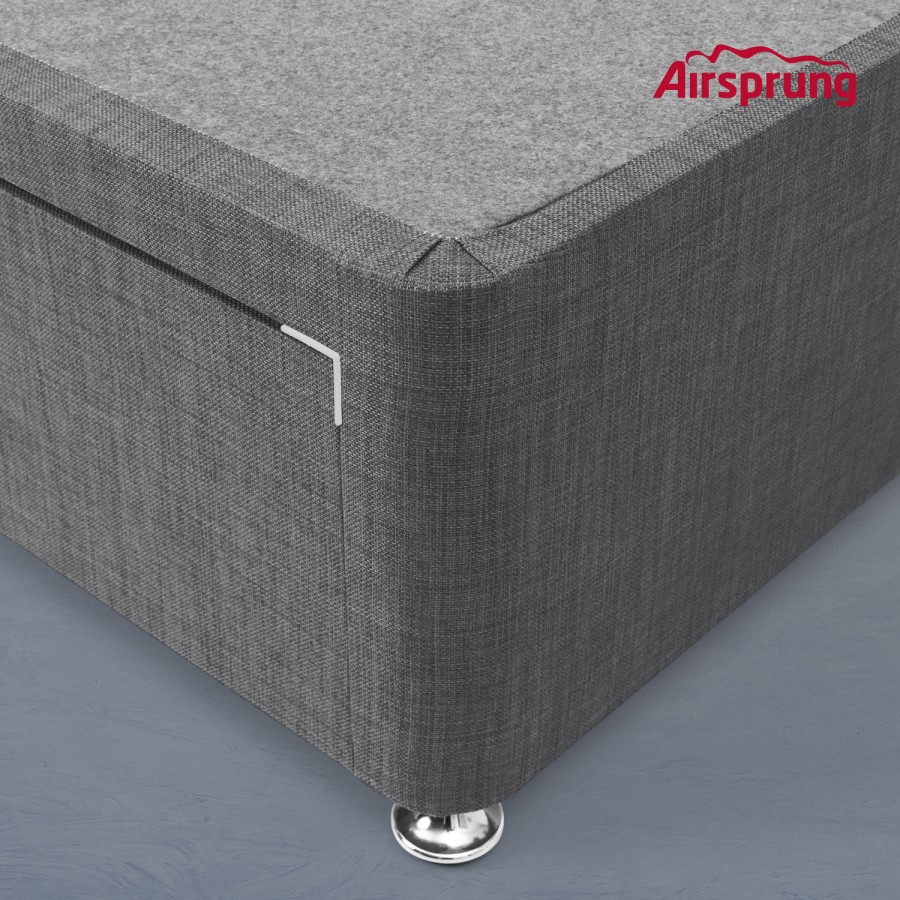 Airsprung Kelston Super King 4 Drawer Divan Bed Base - Charcoal