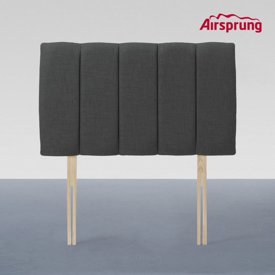 Airsprung Corston Single Linoso Headboard - Charcoal
