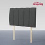 Airsprung Corston Single Linoso Headboard - Charcoal