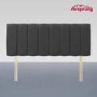 Airsprung Corston King Size Linoso Headboard - Charcoal