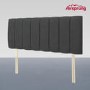 Airsprung Corston King Size Linoso Headboard - Charcoal