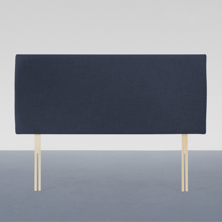 Double Langford Linoso Midnight Blue Headboard - Airsprung