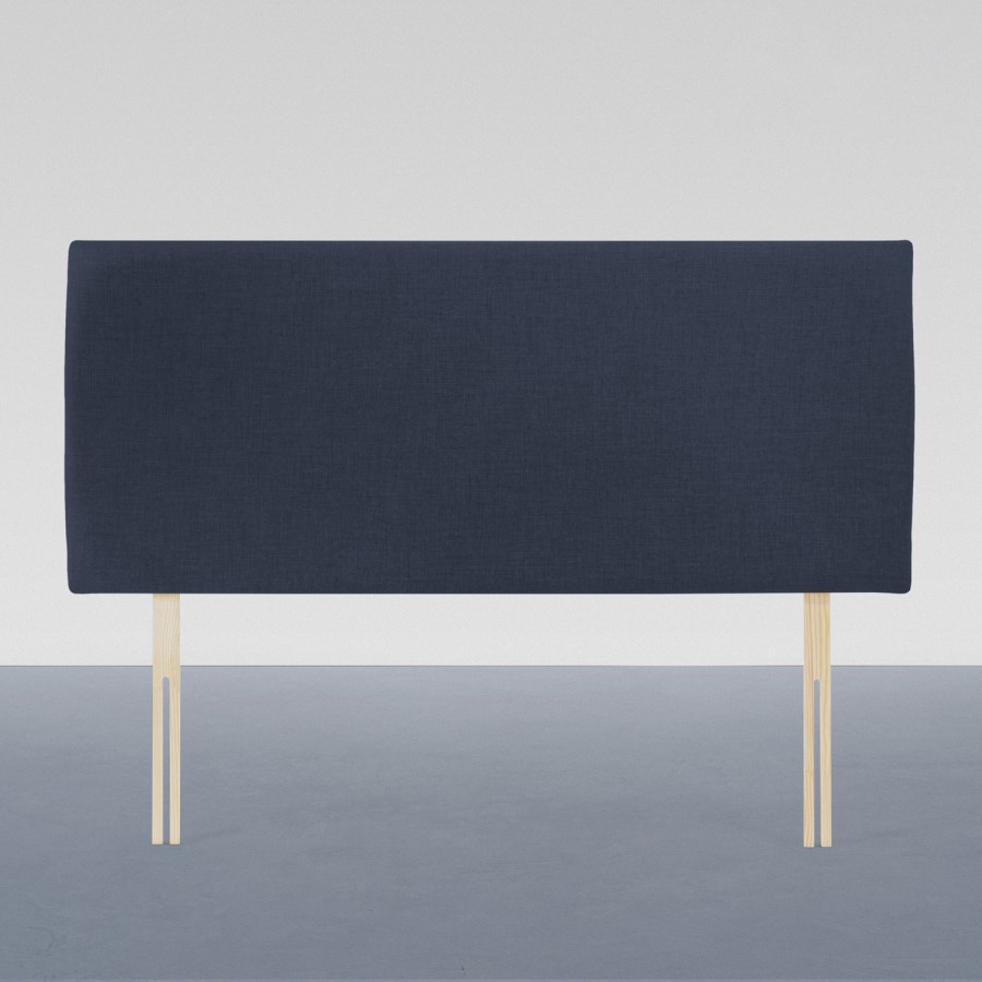 Double Langford Linoso Midnight Blue Headboard - Airsprung