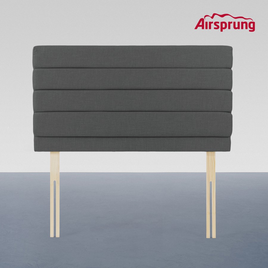 Airsprung Chelwood Double Linoso Headboard - Charcoal