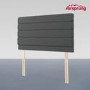 Airsprung Chelwood Double Linoso Headboard - Charcoal