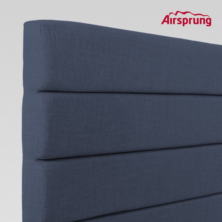 Airsprung Chelwood Double Linoso Headboard - Midnight Blue