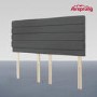 Airsprung Chelwood Super King Linoso Headboard - Charcoal