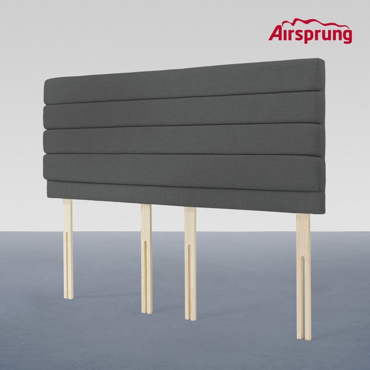 Airsprung Chelwood Super King Linoso Headboard - Charcoal