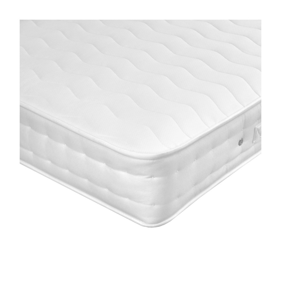 Airsprung Aria 1000 Memory Mattress with Black 2 Drawer Platform Divan Bed - Single