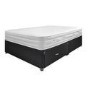 Airsprung Aria 1000 Memory Mattress with Black 2 Drawer Platform Divan Bed - Super King