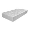 Airsprung Ortho Premium Mattress with Grey Platform Divan Bed - Single