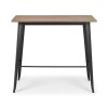 Solid Wood Bar Table and Stools Set - Seats 2 - Grafton
