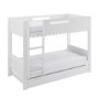 White Scalloped Triple Sleeper Bunk Bed with Trundle – Gracie