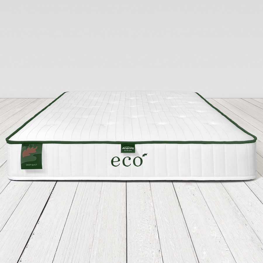 Double Open Coil Spring Rolled Recycled Fibre Mattress - Eco - Airsprung