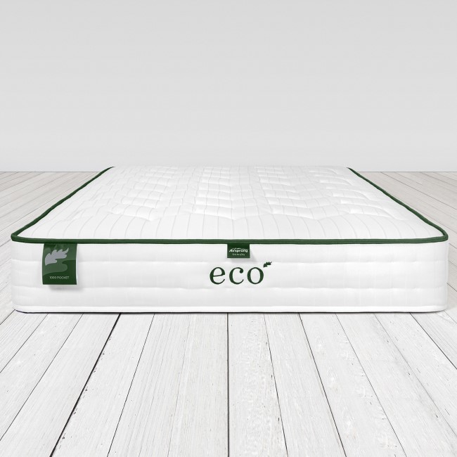 Double 1000 Pocket Sprung Rolled Recycled Fibre Mattress - Eco - Airsprung