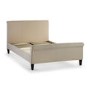 Grosvenoir Upholstered Beige Scroll King Size Bed
