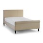 Grosvenoir Upholstered Beige Scroll King Size Bed