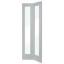 Internal White Primed Pattern 10 Bi-Fold with Clear Glass - White Primed, 1981 x 686 x 35 mm