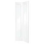 Internal White Primed Pattern 10 Bi-Fold with Clear Glass - White Primed, 1981 x 762 x 35 mm