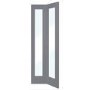 Internal White Primed Pattern 10 Bi-Fold with Clear Glass - White Primed, 1981 x 762 x 35 mm