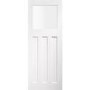 Internal White Primed DX Door with Obscure Glass - White Primed, 1981 x 762 x 35 mm