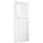 Internal White Primed DX Door with Obscure Glass - White Primed, 1981 x 762 x 35 mm