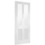 Internal White Primed Malton Shaker with Clear Flat Glass - White Primed, 1981 x 686 x 35 mm