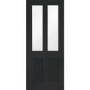 Internal White Primed Malton Shaker with Clear Flat Glass - White Primed, 1981 x 838 x 35 mm