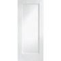 Internal White Primed Pattern 10 with Clear Glass - White Primed, 1981 x 762 x 35 mm