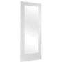 Internal White Primed Pattern 10 with Obscure Glass - White Primed, 1981 x 762 x 35 mm