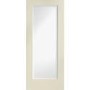 Internal White Primed Pattern 10 with Obscure Glass - White Primed, 1981 x 762 x 35 mm