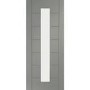 Palermo 1 Light Internal White Primed Door with Clear Glass - White Primed, 1981 x 762 x 35 mm