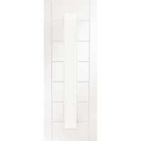 Palermo 1 Light Internal White Primed Door with Clear Glass - White Primed, 1981 x 762 x 35 mm