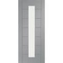 Palermo 1 Light Internal White Primed Door with Clear Glass - White Primed, 1981 x 762 x 35 mm