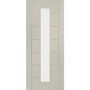Palermo 1 Light Internal White Primed Door with Clear Glass - White Primed, 1981 x 762 x 35 mm